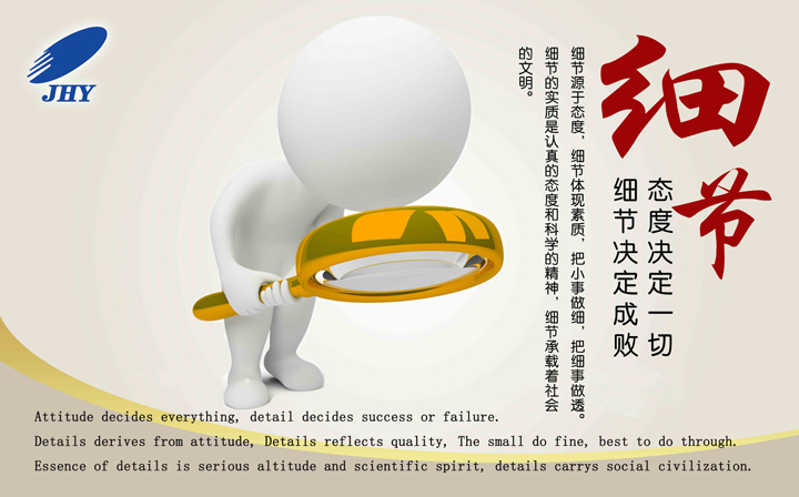 態(tài)度決定一切，細節(jié)決定成敗